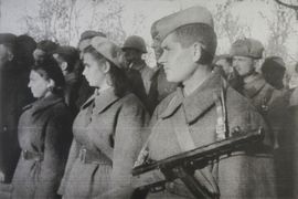 Бойцы Краснной Армии, ноябрь 1942 г., Сталинград