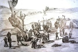 Щепинский Никита, 15 лет, Севастопль - октябрь - 1854г, б., карандаш, г. Севастопль